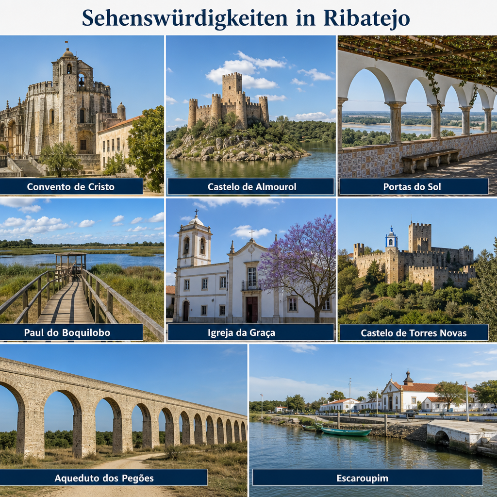 Die schönsten Sehenswürdigkeiten in Ribatejo als Übersicht