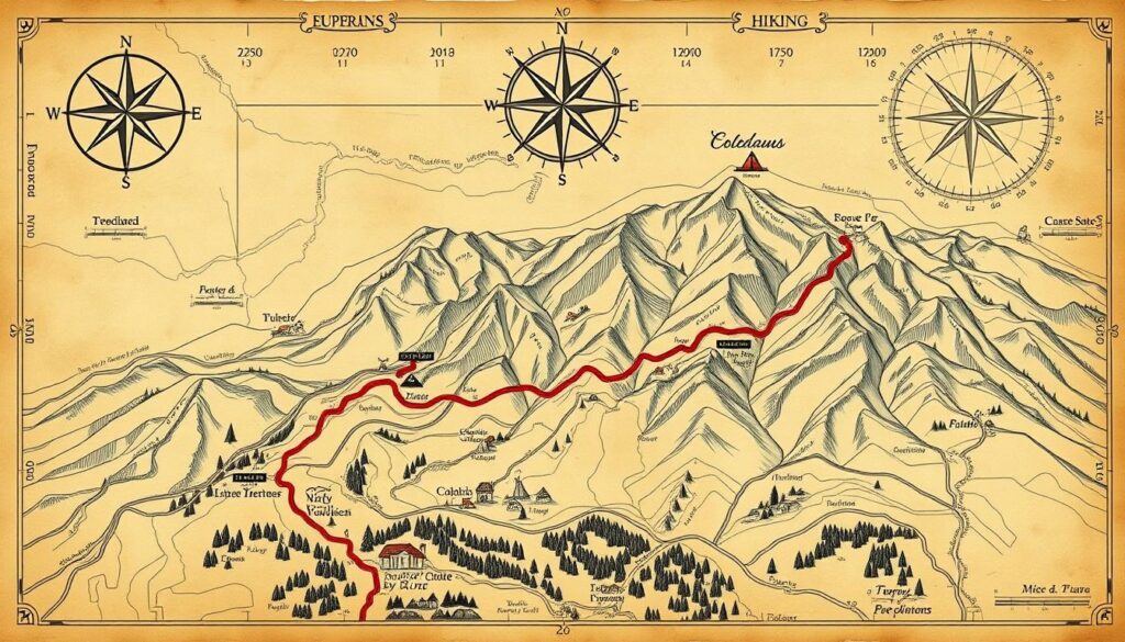 Etappenplanung Wanderreise
