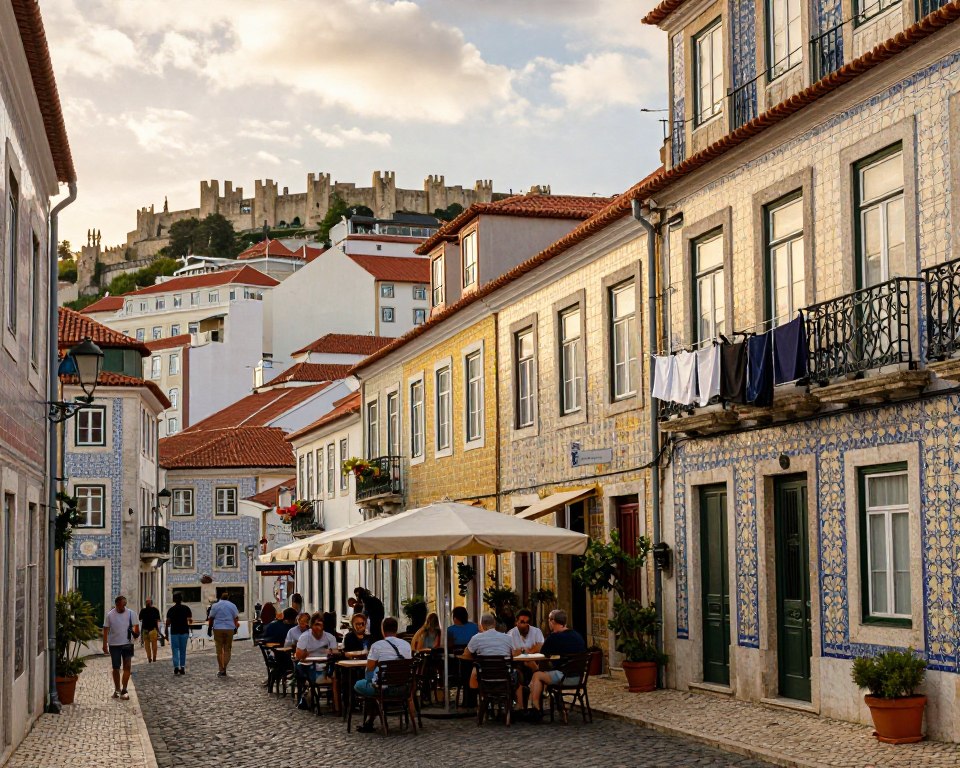 Alfama Viertel Lissabon Altstadt