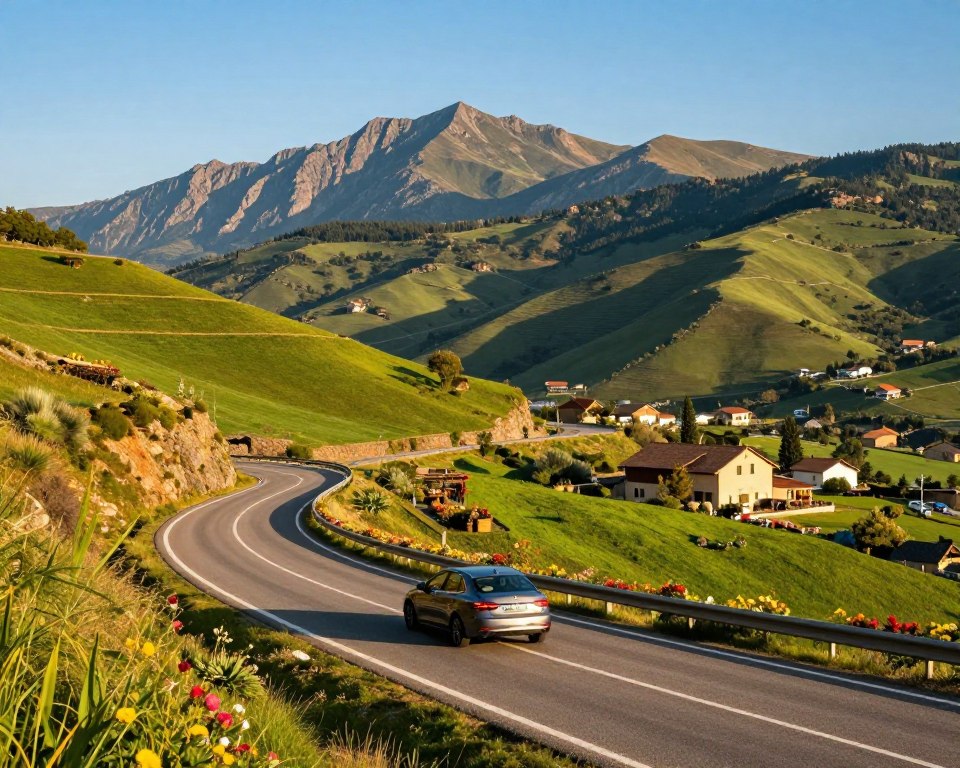 Autorouten nach Portugal