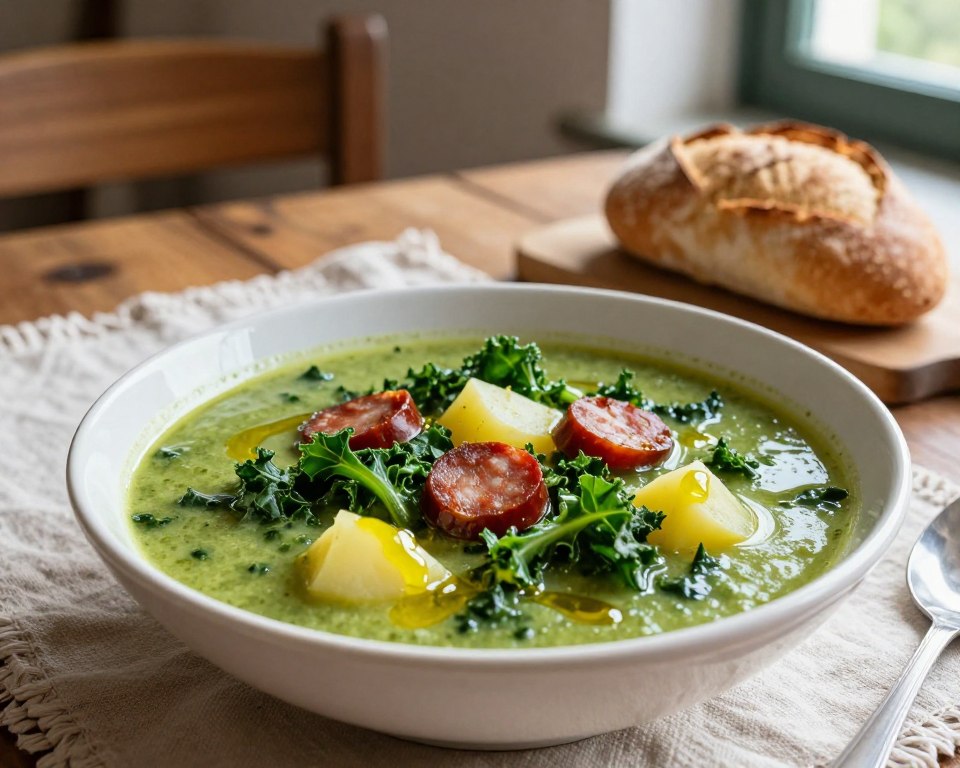 Caldo Verde traditionelle portugiesische Suppe