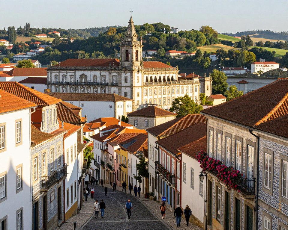 Coimbra Altstadt Panorama