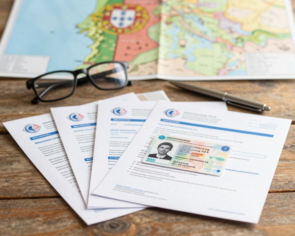 Dokumente für Portugiesische Autofahrt