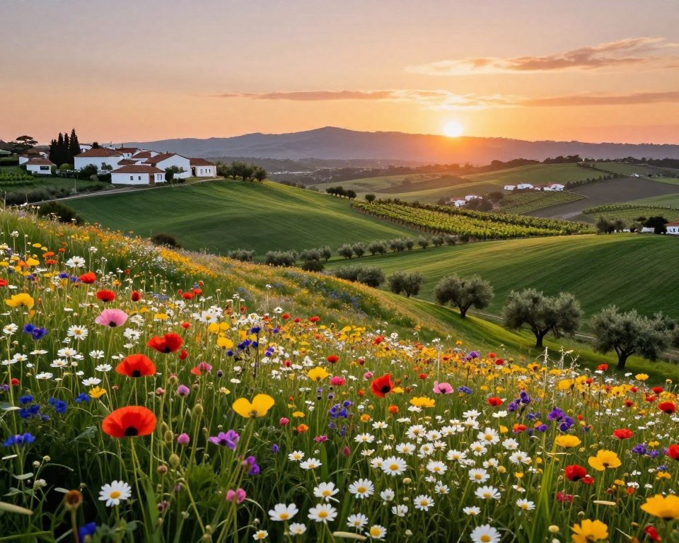 Frühling in Portugal Landschaft