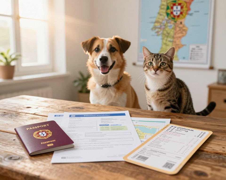 Haustiere Portugal Reise Dokumente