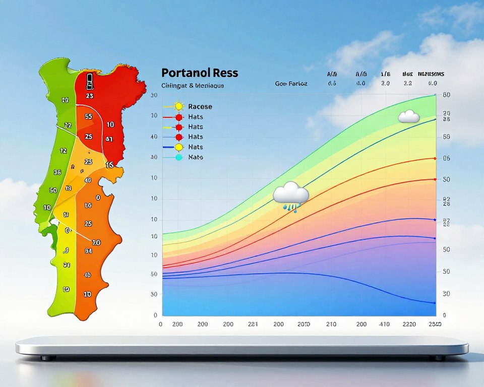 Klimatabelle Portugal Jahresübersicht