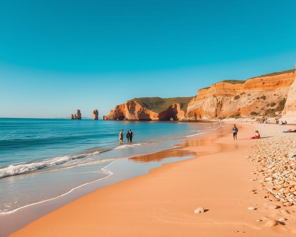 Naturstrand Algarve Praia Portugal Naturstrand Algarve Praia Portugal