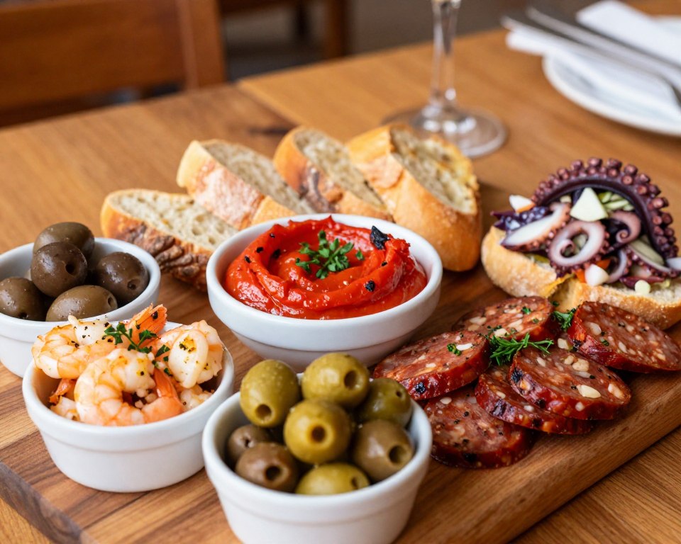 Portugiesische Petiscos Teller