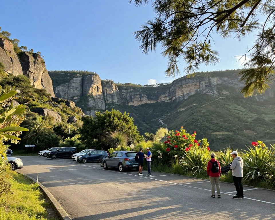 Rabaçal Parkplatz Wanderstart