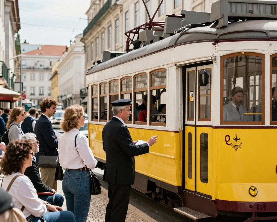 Sicherheit Straßenbahn Lissabon