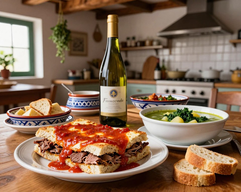 Traditionelle Gerichte der Minho-Region