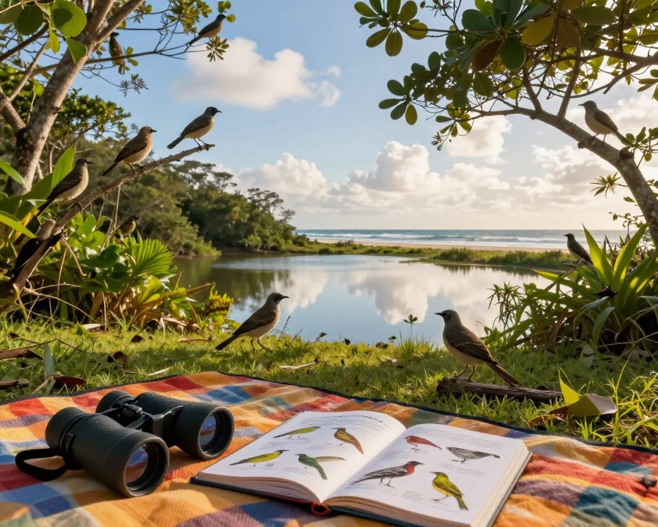 Vogelbeobachtung auf Barreta Island
