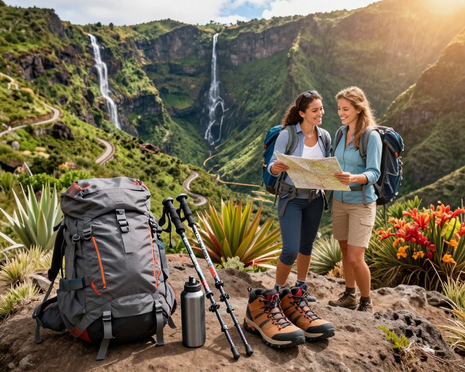 Wanderausrüstung für Levada-Touren auf Madeira