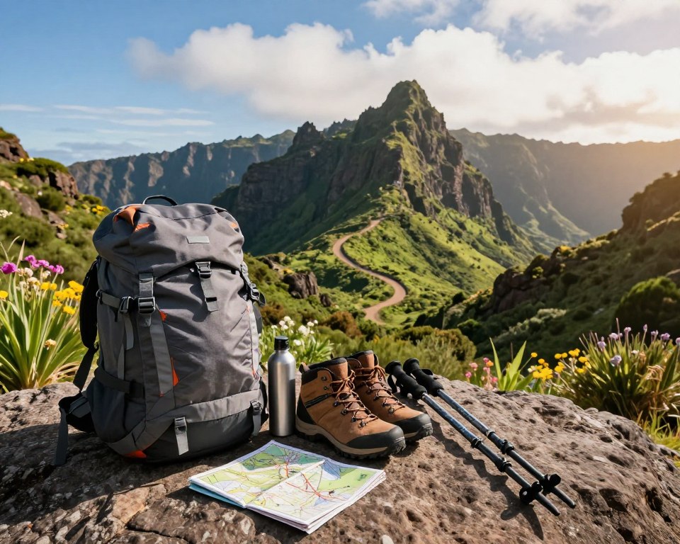 Wanderausrüstung für Madeira Levada-Wanderung