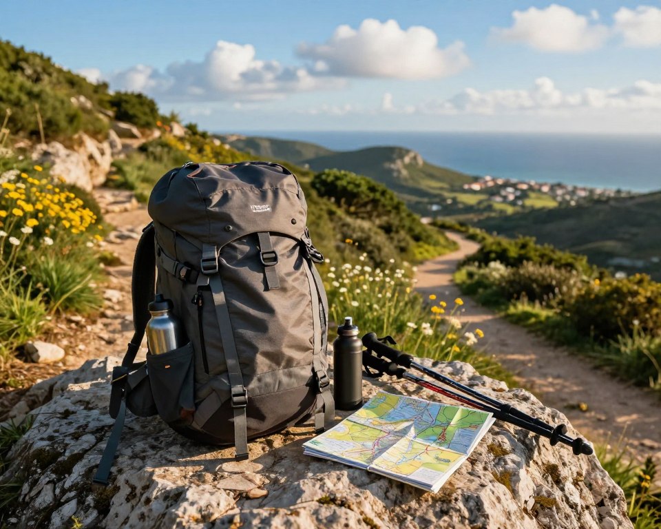 Wanderausrüstung für den Fischerweg