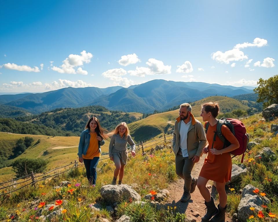 Wanderungen in portugiesischen Bergen