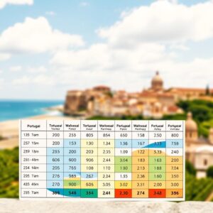 klimatabelle portugal