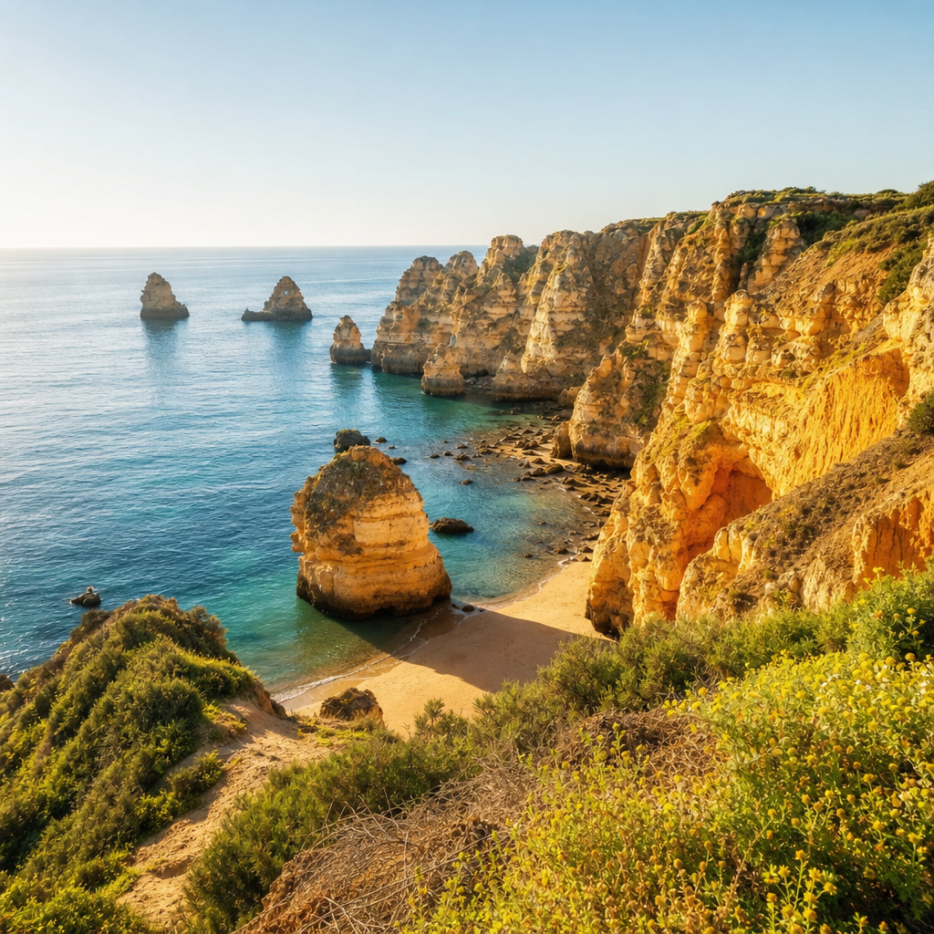 11 Tage Rundreisen Portugal – Algarve: Zwischen Küstenpfaden und Meeresrauschen ankommen Frühstück